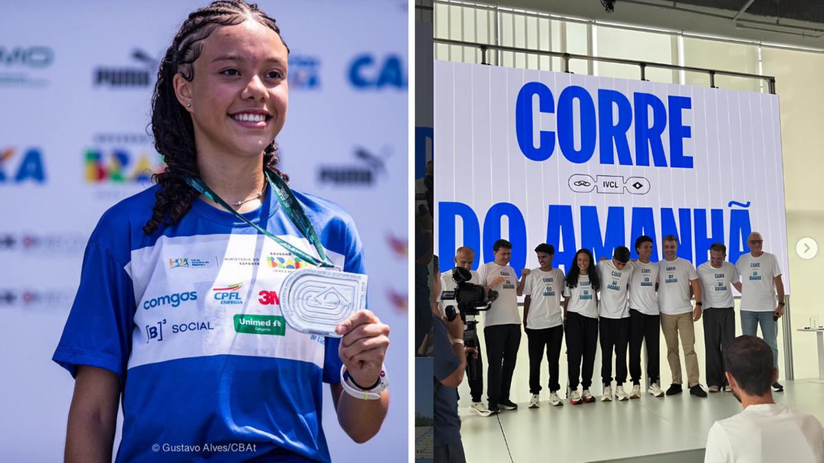 Ana Laura Trevisan, de 17 anos: “será a minha primeira experiência com o Comitê Olímpico do Brasil”; Ana Laura integra o projeto Corre do Amanhã (Gustavo Alves\CBAt / Reprodução)