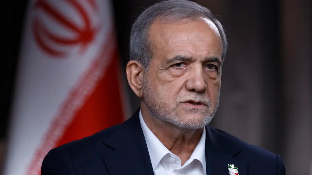 O presidente do Irã, Masoud Pezeshkian (John Lamparski/Getty Images)