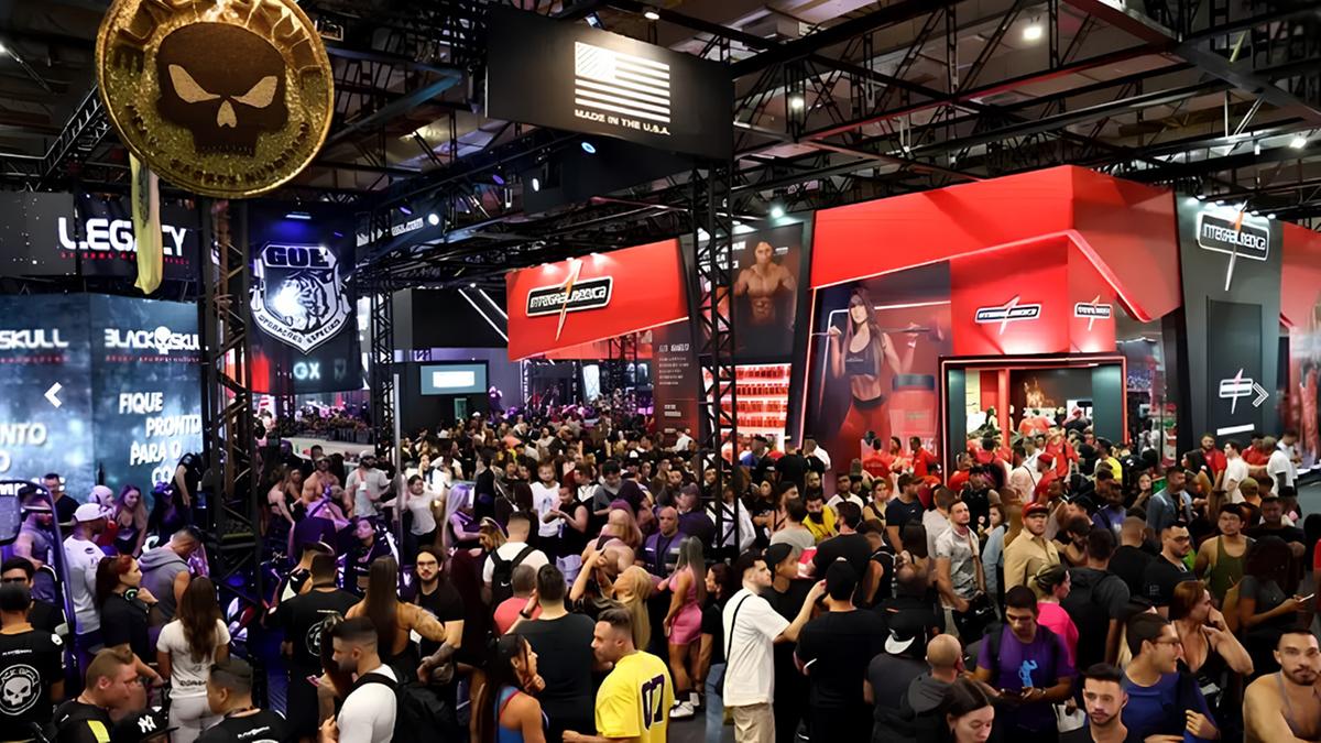 O Arnold Sports South America 2026 que também reuniu feiras e congresso, atraiu mais de 100 mil pessoas entre 24 e 26 de abril no Expo Center Norte, em São Paulo (Divulgação)