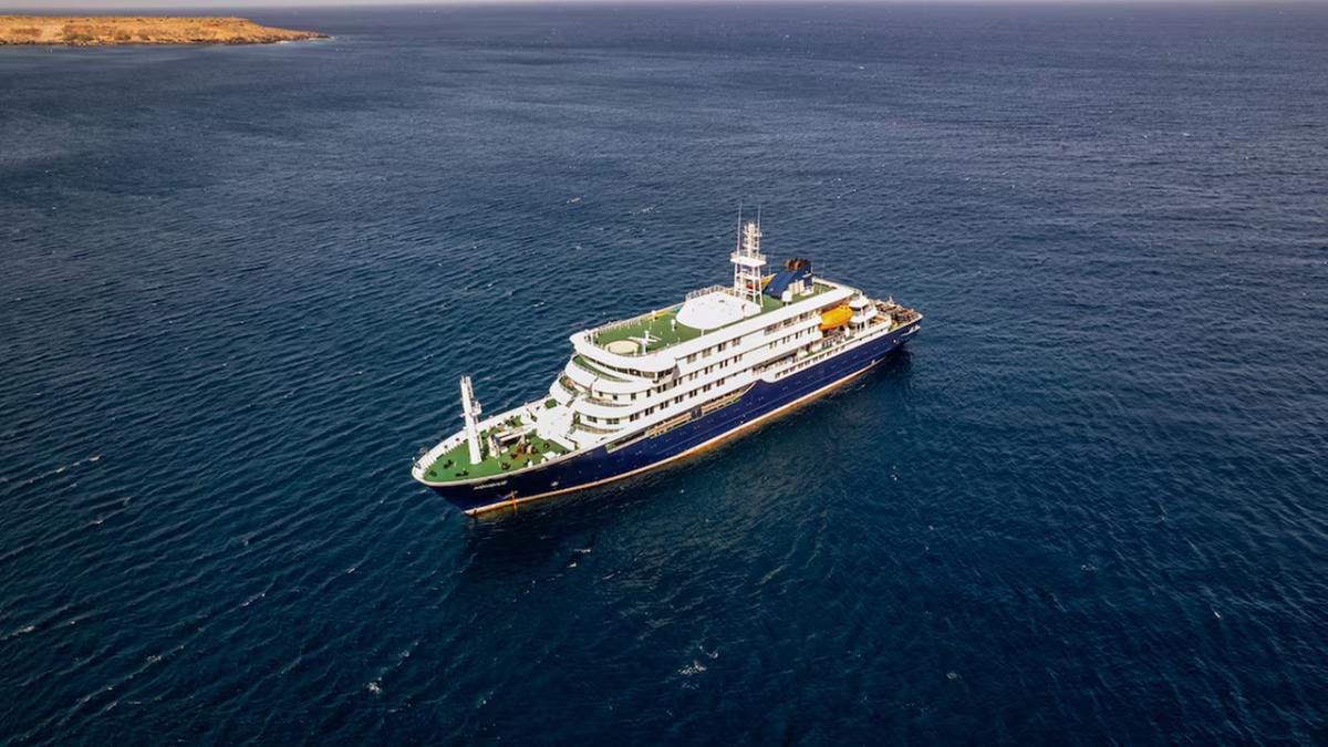 Surto de hantavírus foi registrado entre passageiros do cruzeiro MV Hondius, que fazia a rota entre Ushuaia, na Argentina, e Cabo Verde (AFP)