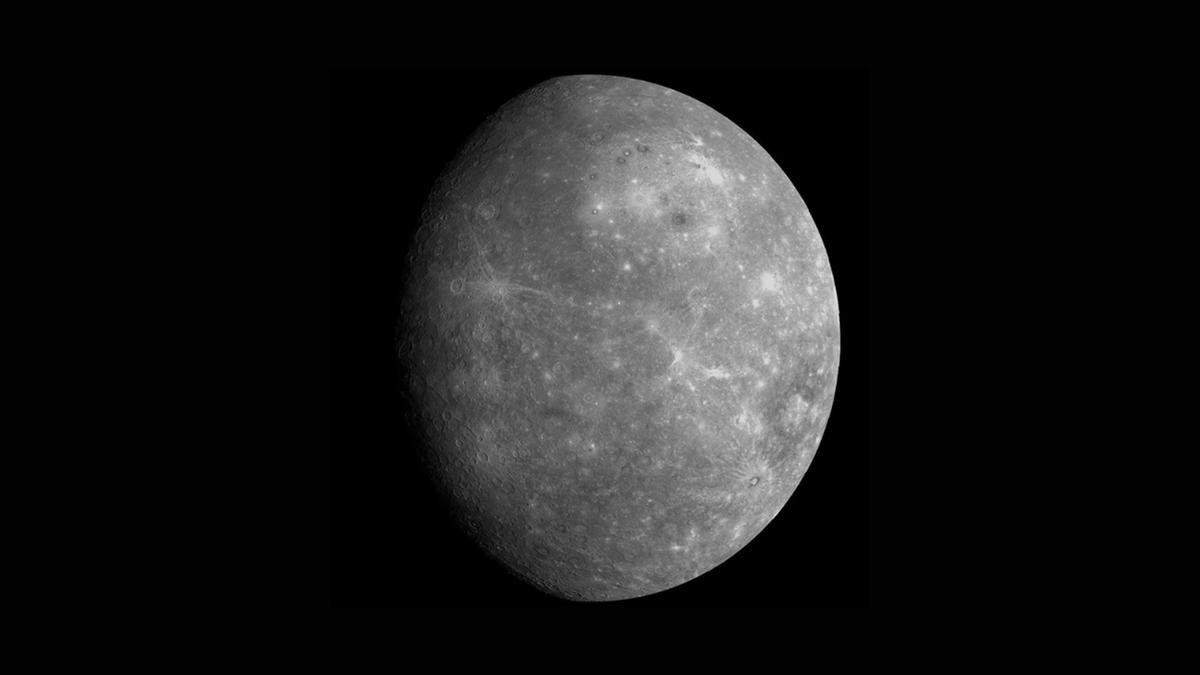 Mosaico mostra superfície de Mercúrio, com a qual o exoplaneta LHS 3844 b se parece (Nasa/Divulgação)