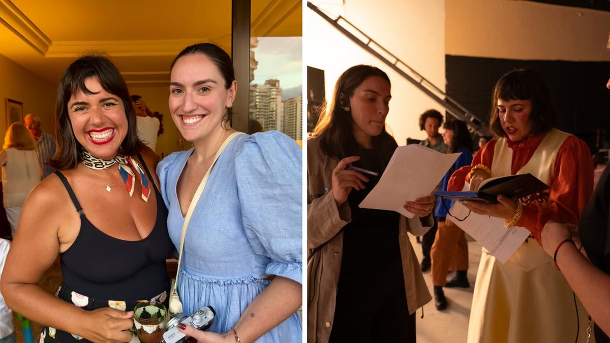 Raiza Costa à esquerda e Nicole Ignacio: pioneirismo na confeitaria digital e vídeos que combinam cores vibrantes, humor e refinamento estético (Divulgação)