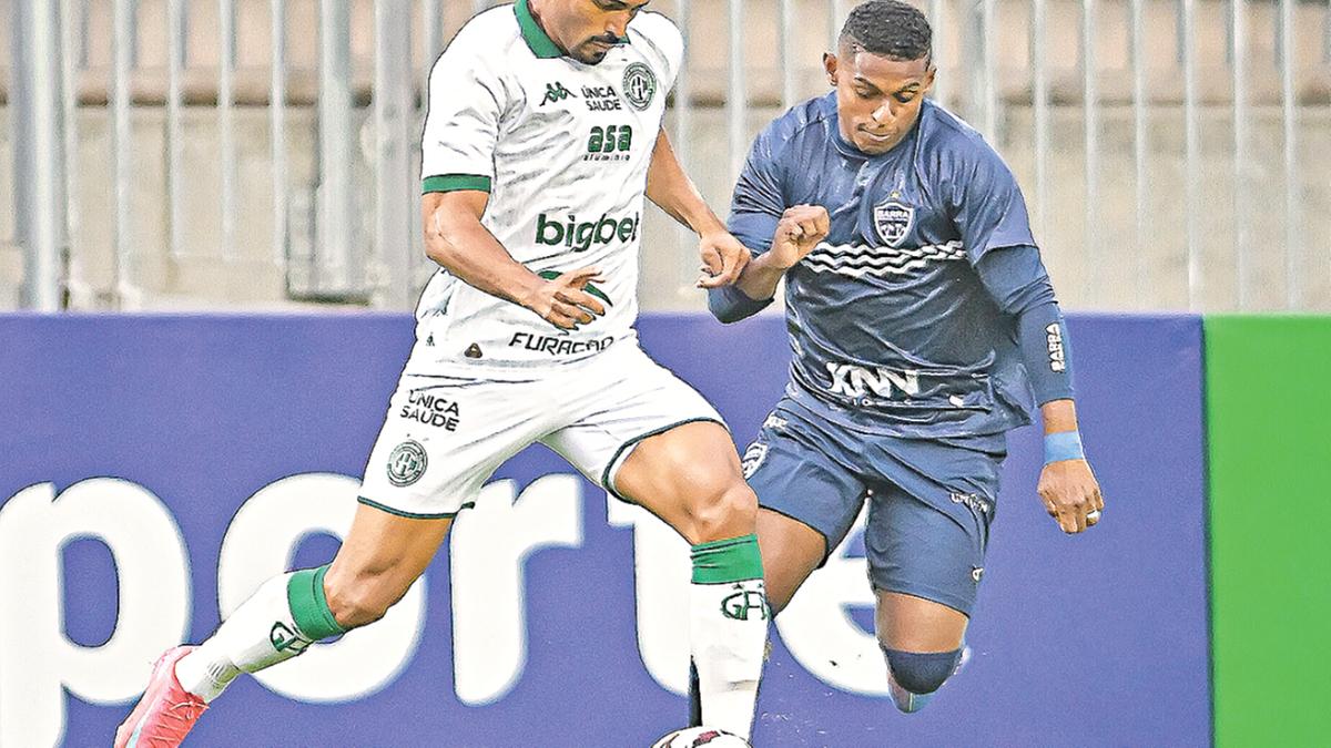 Guarani chega a 15 pontos em 8 rodadas: 62% de aproveitamento (Tiago Winter/Barra FC)