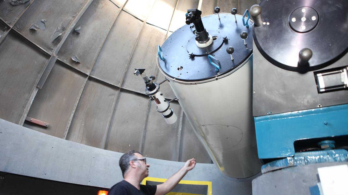 O observatório “Jean Nicolini” é considerado pioneiro na astronomia brasileira por ser o primeiro municipal do país (Rodrigo Zanotto)