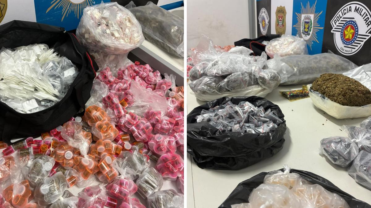 Traficantes que comandam a venda de drogas nos seis bairros da região do Jardim Garcia, em Campinas, escondem entorpecentes em buracos abertos no chão (Guarda Municipal)