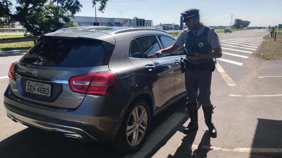 Veículo foi parado durante as primeiras horas da Operação Corpus Christi, que será realizada nas rodovias estaduais durante o feriado prolongado (Polícia Civil)