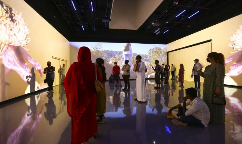 O pavilhão de Portugal, um dos pavilhões de países de língua portuguesa presentes na Expo Dubai 2020. (Marcelo Camargo/Agência Brasil)