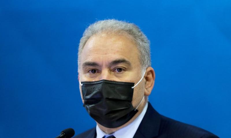 Ministro da Saúde, Marcelo Queiroga, fala à imprensa no ministério da Saúde, sobre a vacinação contra o covid-19 (Wilson Dias/Agência Brasil)