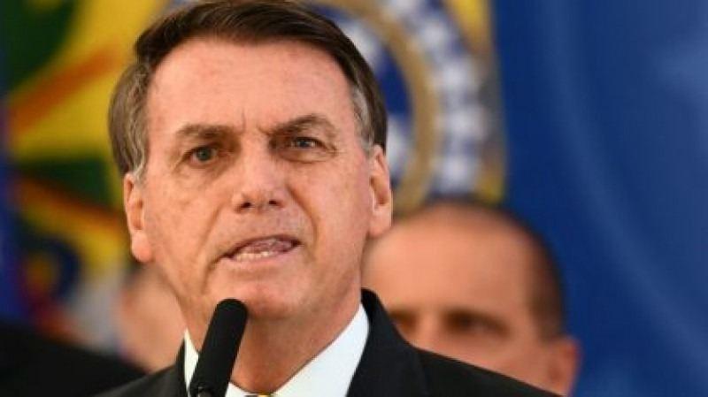 Dois dias antes, Bolsonaro havia chamado o ministro Alexandre de Moraes, do STF, de "canalha" e prometeu desobedecer decisões do magistrado (AFP)