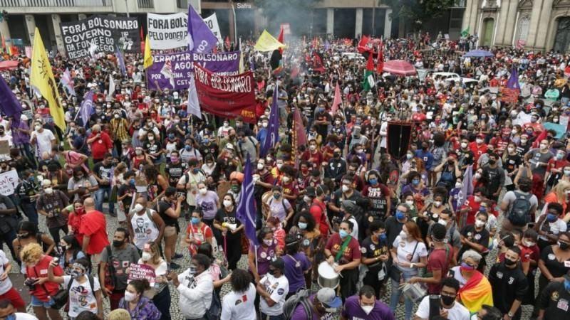 A manifestação da oposição a Bolsonaro começou com um ato ecumênico (Divulgação)