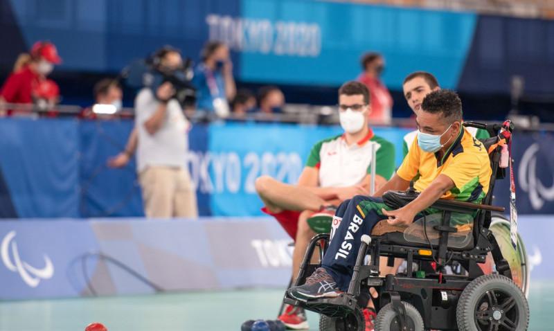 28.08.21 - Atleta JOSÉ CARLOS CHAGAS DE OLIVEIRA da bocha Classe BC1 nos jogos paralímpicos de Tóquio.
Foto: Fabio Chey/CPB. 