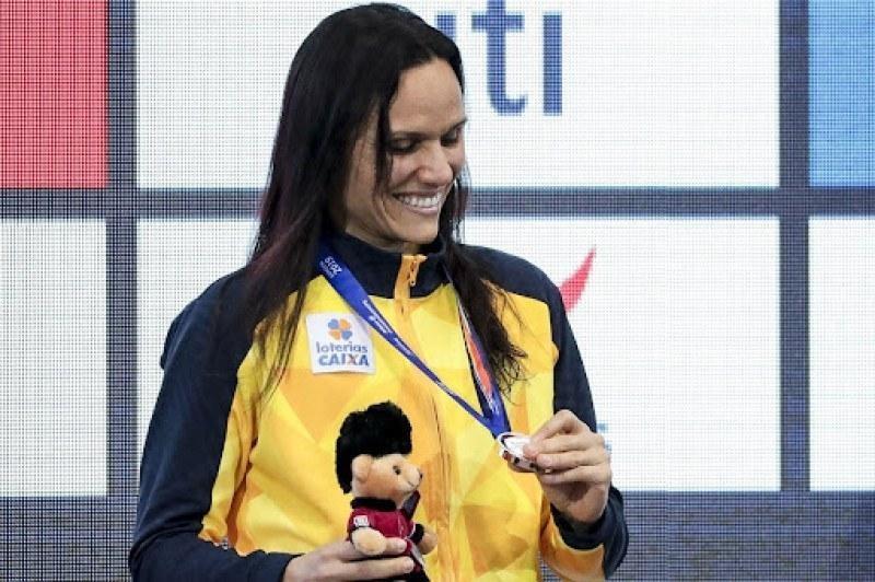 Na eliminatória, Maria Carolina marcou 26s87, quebrando o recorde paralímpico anterior (Divulgação)