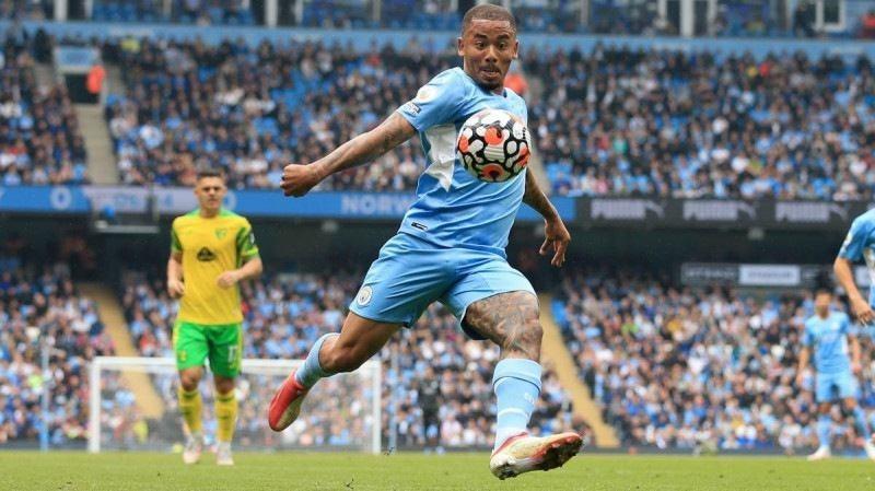 Gabriel Jesus recebeu e bateu sem chances de defesa (Divulgação)