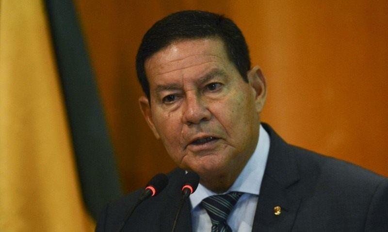 O vice-presidente da República, Hamilton Mourão, confirma reunião com Barroso (Marcelo Camargo/Agência Brasil)