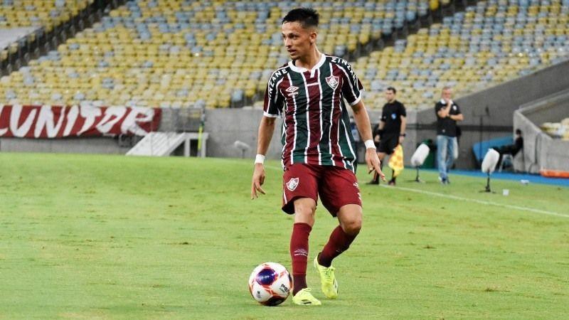 O atacante Gabriel Teixeira, do Fluminense: fora de combate (Divulgação)