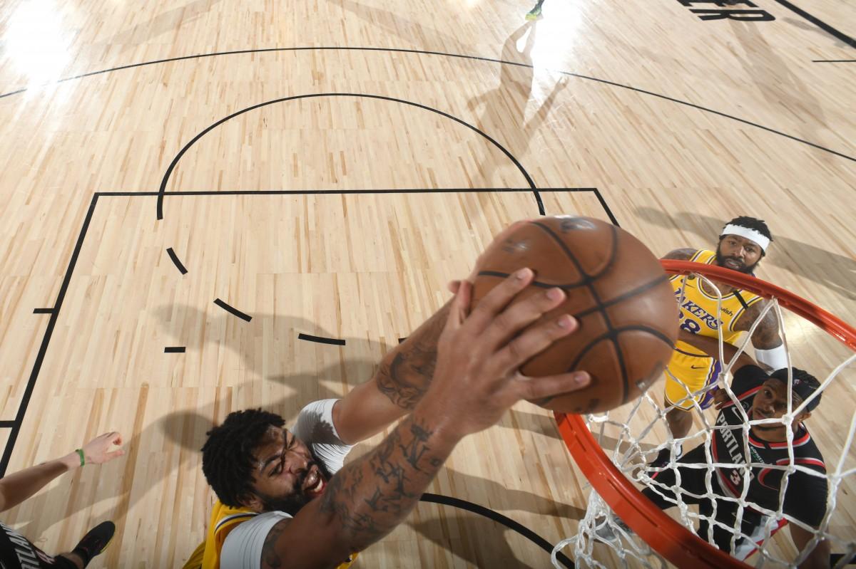 Com show de LeBron e Davis, Lakers eliminam os Blazers e vão às semis após 8 anosr
 (AFP)