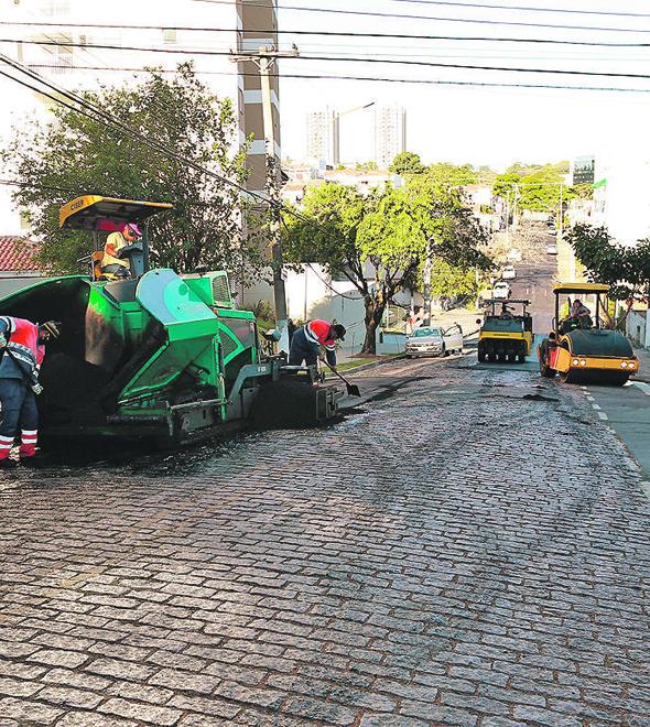 A Administração garante ter consultado o Condepacc sobre o asfaltamento e alega que os paralelepípedos não fazem parte do conjunto tombado (Leandro Ferreira/AAN)