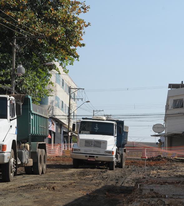As intervenções para a passagem do BRT ocorrem na região próxima à antiga Rodoviária de Campinas (Matheus Pereira/AAN)