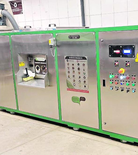 O equipamento desenvolvido pela empresa 5 Ecos é inédito, possui tecnologia totalmente nacional e é ainda capaz de reciclar todo o lixo orgânico de forma acelerada (Divulgação)