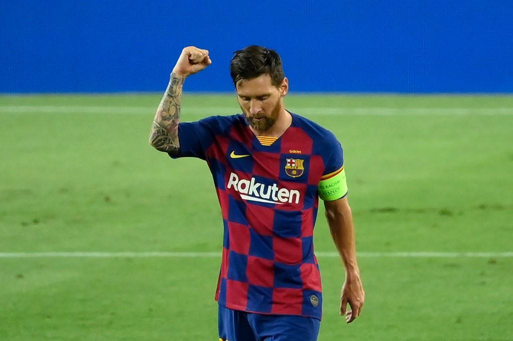 Messi não será problema para o técnico Quique Setién definir a escalação do time titular (AFP)