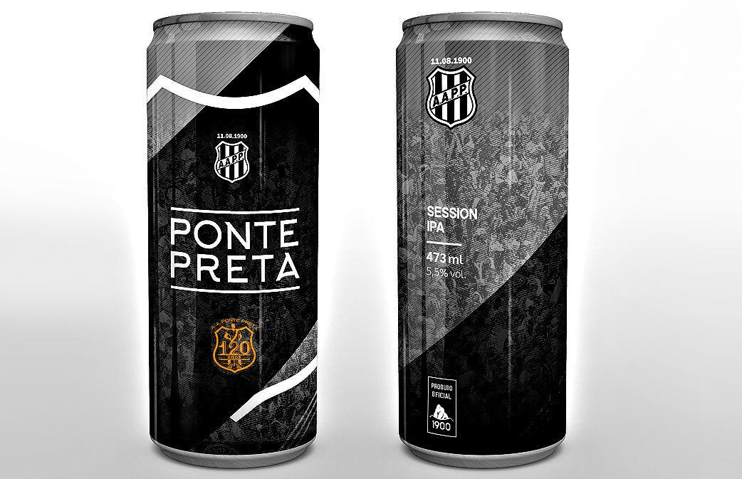 Cerveja da Ponte Preta: três modelos de lata com 473ml de uma deliciosa American Lite Lager (Ponte Press/Divulgação)