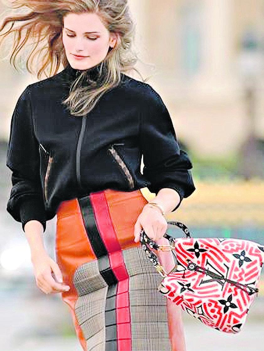 Signe Veiteberg em shot para a Campanha da Louis Vuitton (Divulgação)