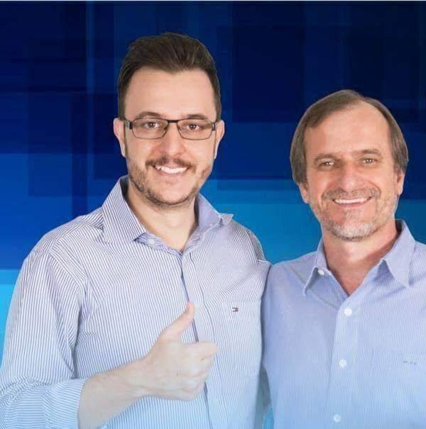O prefeito Luiz Dalben (PPS), e seu pai, deputado estadual Antônio Dirceu Dalben (PL), estão com Covid-19 (Divulgação)