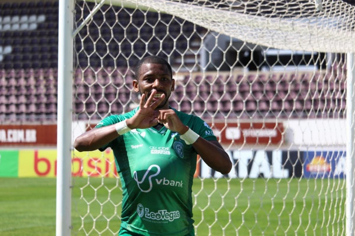 Waguininho marcou o gol da vitória do Guarani (David Oliveira/Guarani FC)
