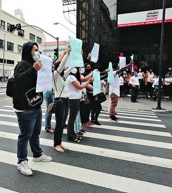 Trabalhadores denunciam que não receberam verbas rescisórias (Leandro Ferreira/AAN)