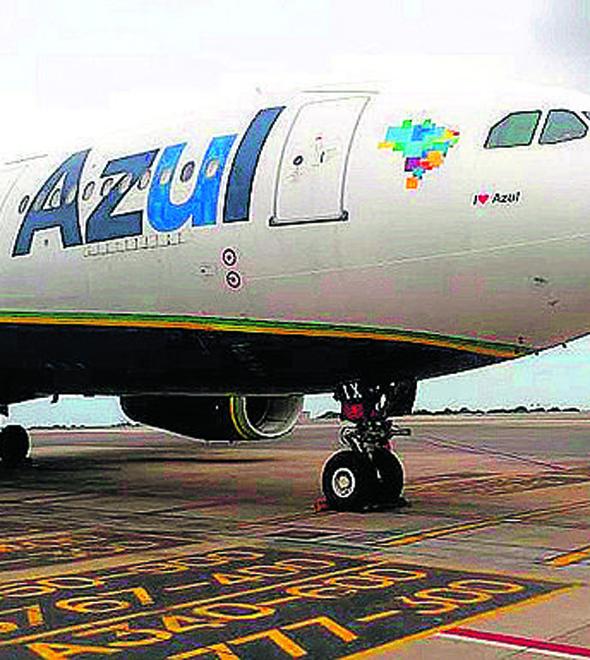O Airbus que foi ontem à África para trazer os brasileiros de volta (Divulgação)