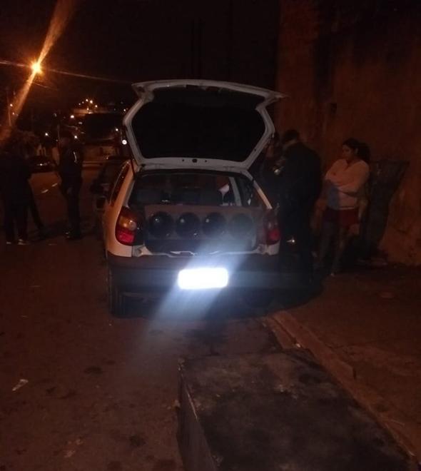 Gm faz nova apreensão de carro com som alto (Divulgação)