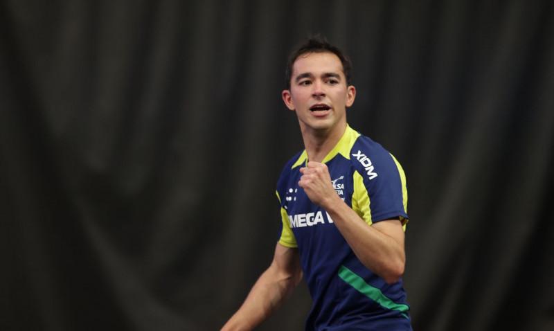 Hugo Calderano reassumiu o terceiro lugar no ranking masculino, igualando o melhor posto da carreira 
