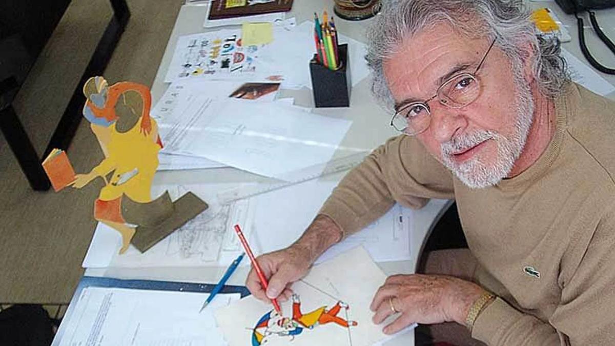 O talento de Elifas Andreato era reconhecido principalmente pelas capas de discos icônicas que produziu ao longo de sua carreira; corpo do artista foi cremado em São Paulo, onde vivia desde 1960 (Reprodução)