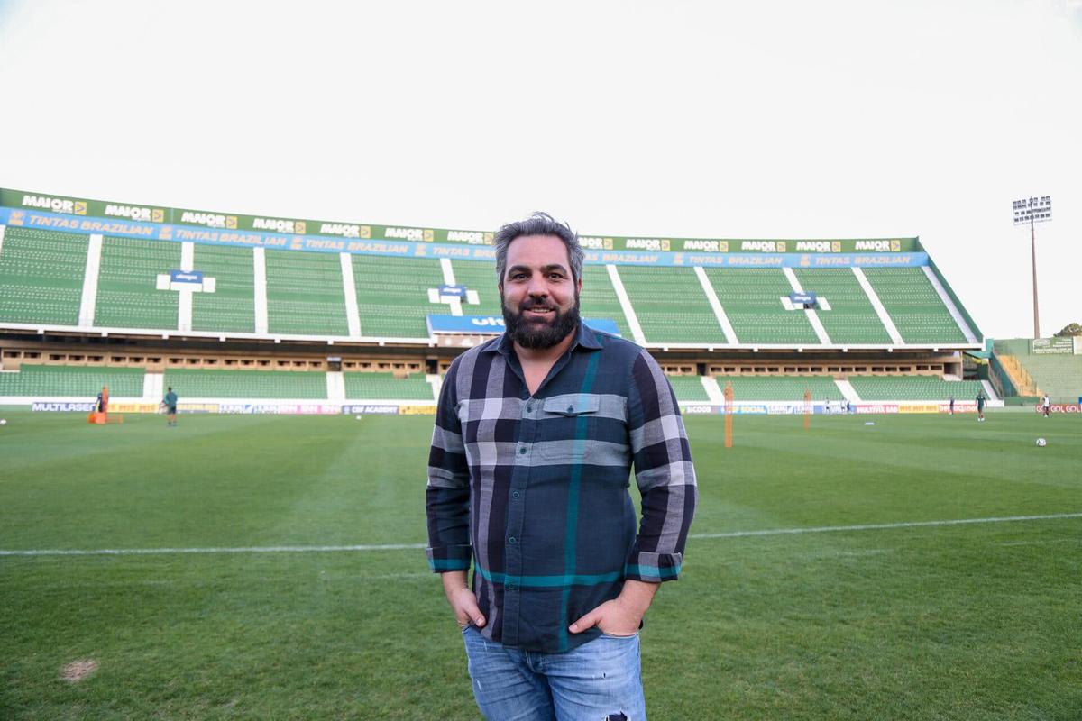 O presidente do Guarani ressaltou "que o clube não avançava para a Copa do Brasil há muitos longos anos (Thomaz Marostegan/Guarani FC)