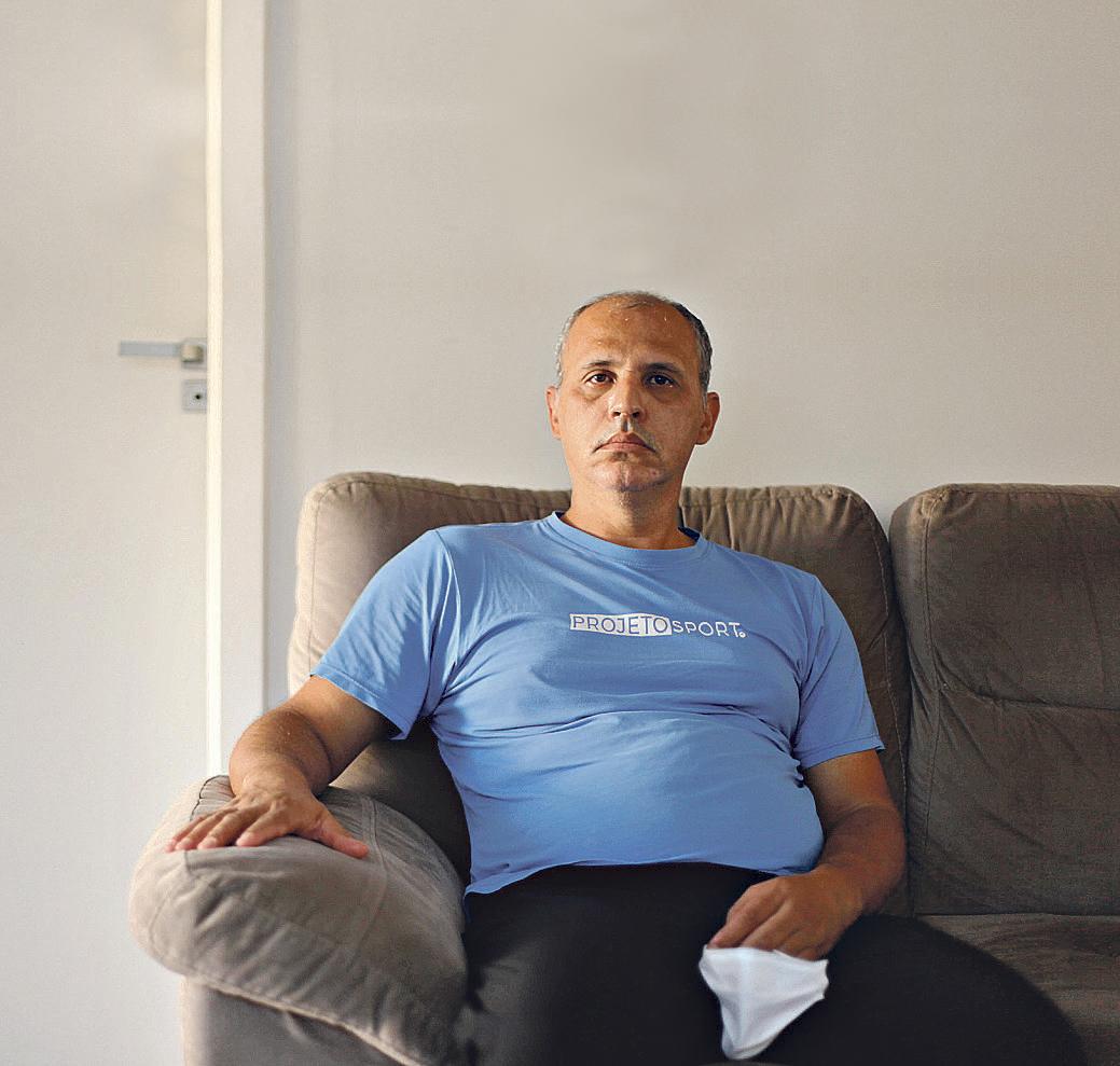 Jocimar Rodrigues Pacheco, de 44 anos, sofreu uma reação adversa grave (Diogo Zacarias/ Correio Popular)