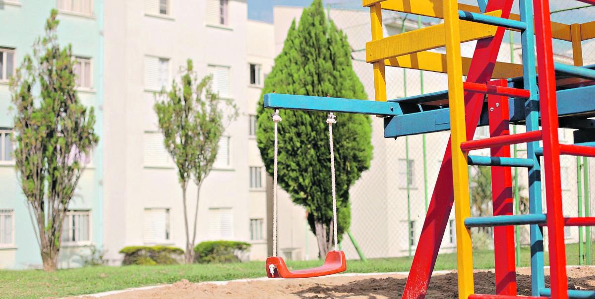 Playground em condomínio residencial de Campinas: uso de áreas comuns durante a pandemia tem gerado divergências entre moradores  (Kamá Ribeiro/ Correio Popular)