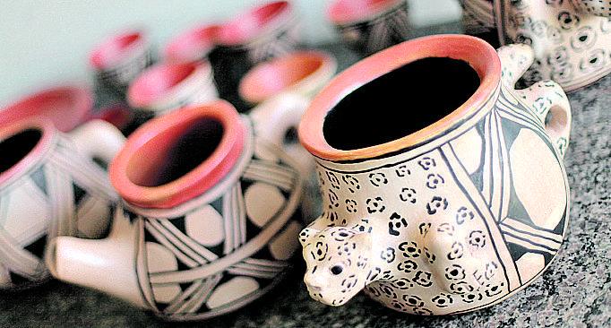 Cerâmica é uma das especialidades dos povos Wauja: legado cultural  (Kamá Ribeiro/ Correio Popular)