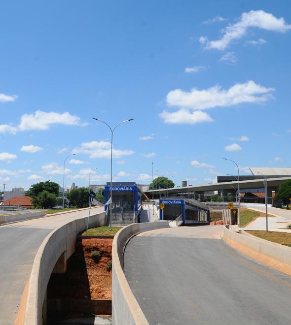 Trecho do BRT liberado ontem, próximo à Rodoviária de Campinas (Wagner Souza/AAN)