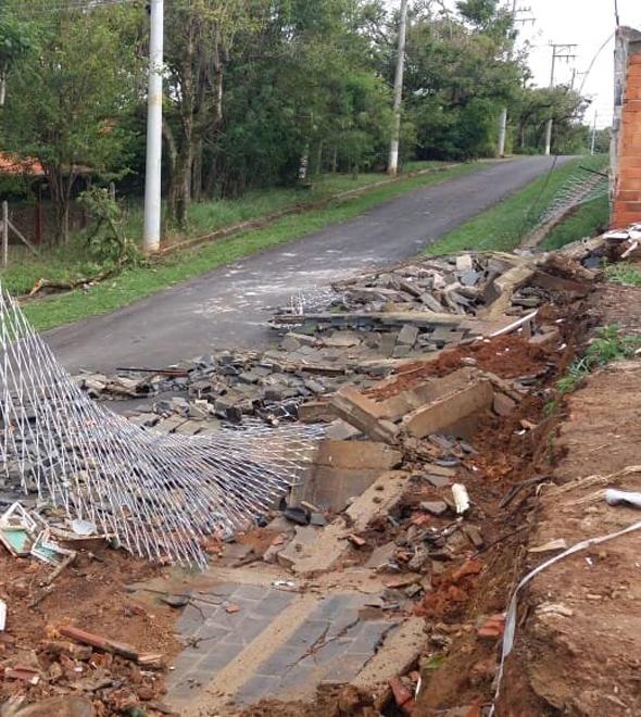 Forte chuva causa estragos em Indaiatuba (Wagner Souza/AAN)