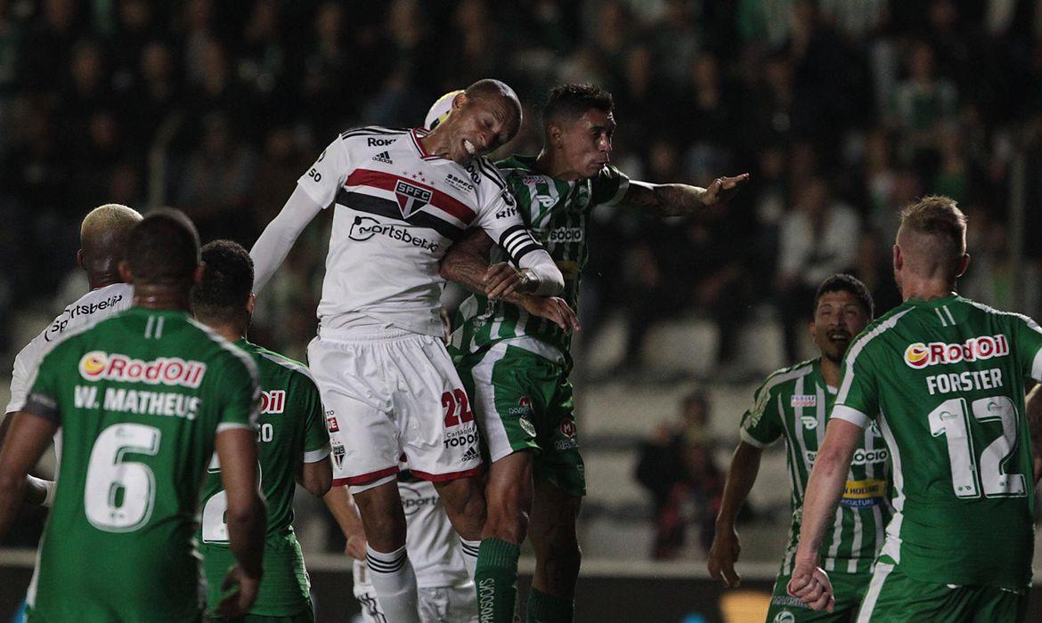 Partida do São Paulo contra o Juventude, nesta quarta-feira (20) (Agência Brasil)