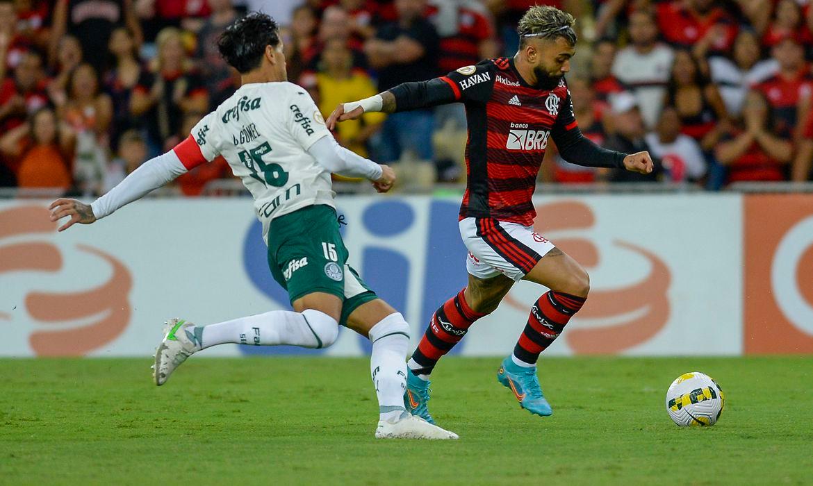 Apesar de o placar terminar inalterado, Flamengo e Palmeiras protagonizaram um grande confronto (Divulgação)