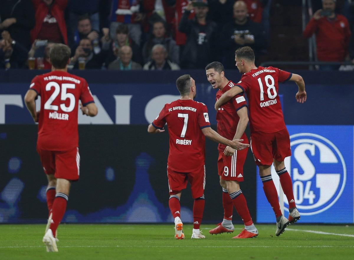 O Bayern fez mais uma vítima na Alemanha: 2 a 0 no Schalke, agora fora de casa (AFP)