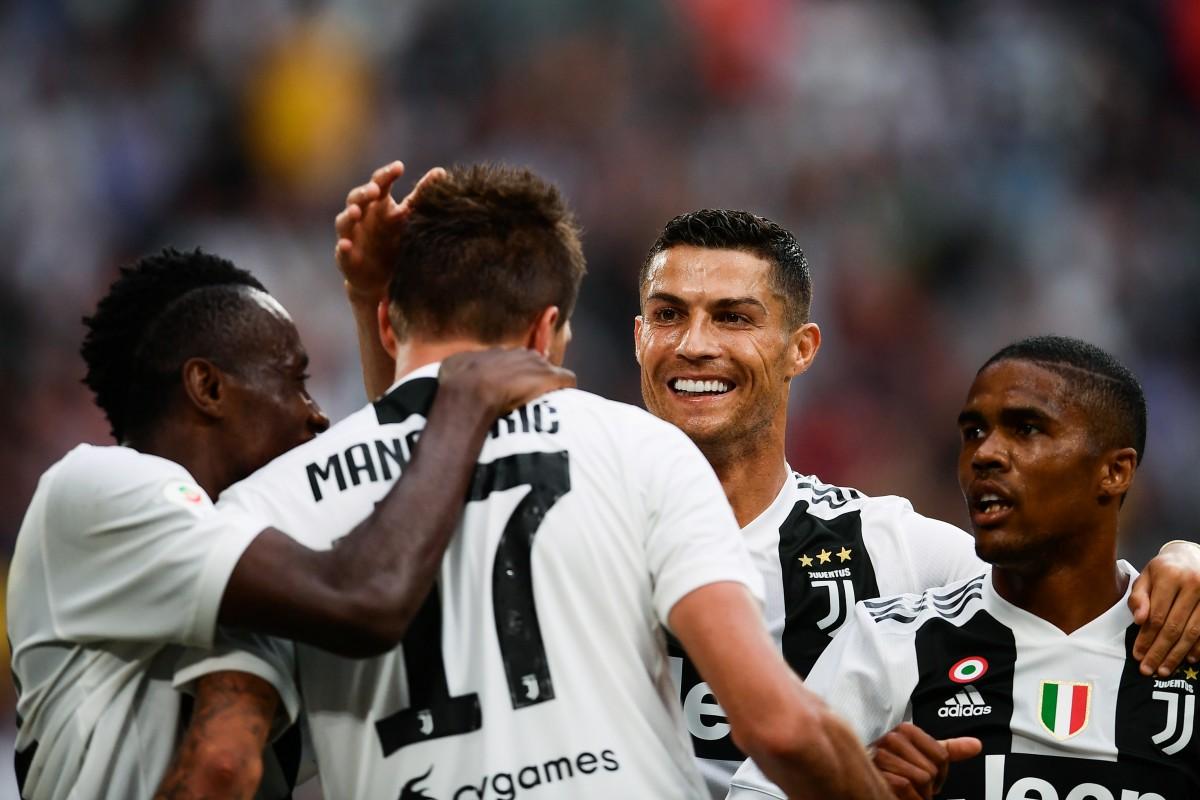 Cristiano Ronaldo não marca, mas Juventus vence Lazio pelo Italiano (AFP)