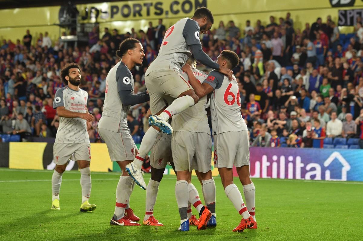 Liverpool bate o Crystal Palace e alcança a segunda vitória seguida no Inglês (AFP)