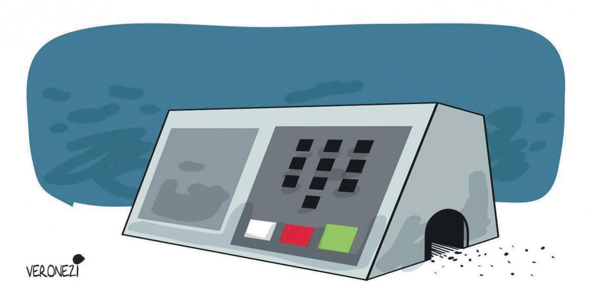 Charge de terça-feira (Veronezi)