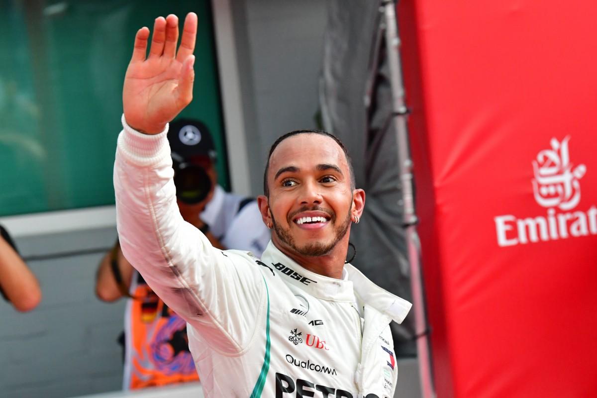 Com esta 66º vitória de sua carreira, Hamilton recupera a liderança do Mundial (Andrej ISAKOVIC / AFP)