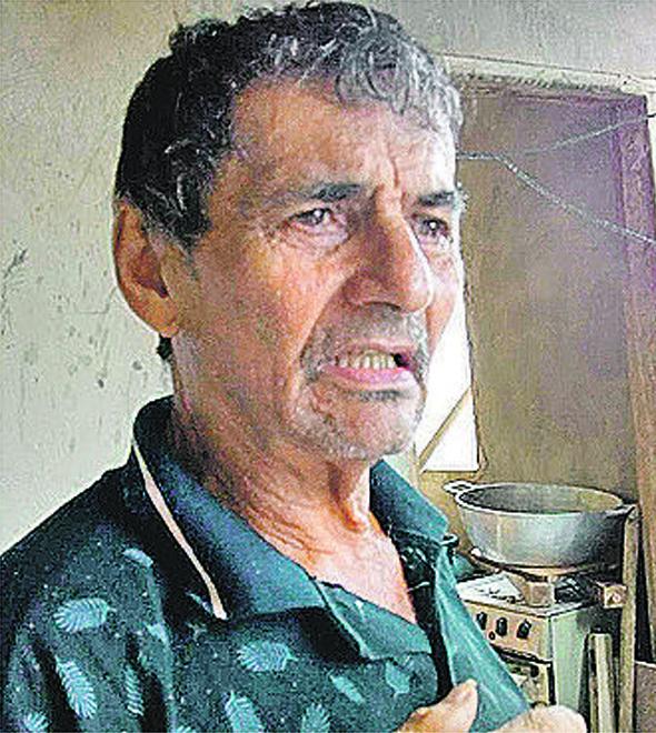 Valternei da Silva Paiva tem 70 anos e sofre de distúrbio mental (Álbum de família)