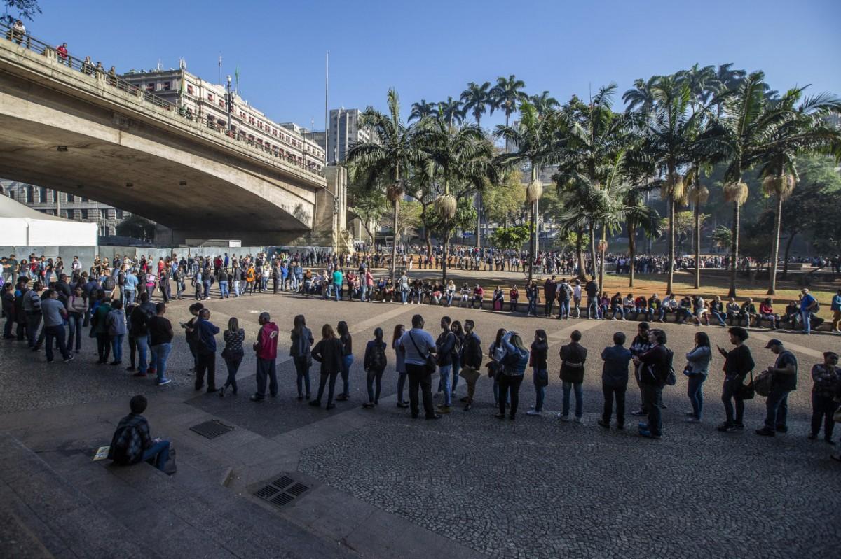 O mutirão é uma parceria inédita da UGT com várias empresas para oferecer as vagas (Suamy Beydoun/Estadão Conteúdo)