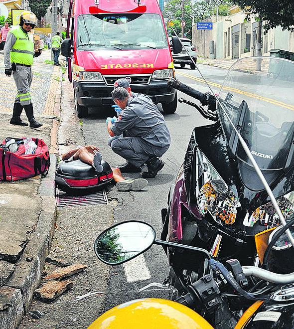 A cada dez leitos de UTIs, dois estão ocupados por vítimas de colisões nas ruas da cidade, afirma Carmino (Cedoc/RAC)