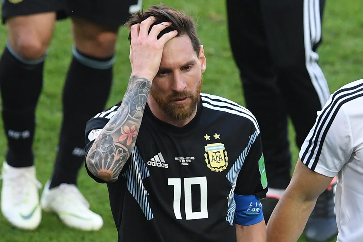 Messi perde pênalti e estreante Islândia surpreende ao empatar com a Argentinar
 (AFP)